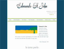 Tablet Screenshot of edmundsstjohn.com